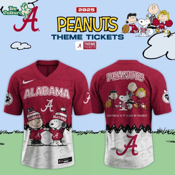 Alabama Crimson Tide x Peanut 2025 Limited Edition Jersey