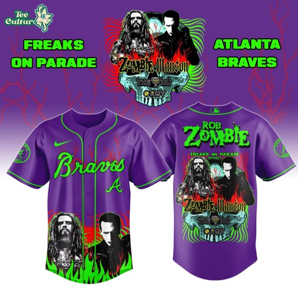 Atlanta Braves x Freaks On Parade Tour 2026 Colab Jersey Limited Edition