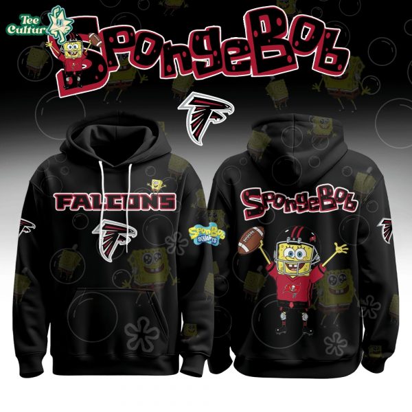Atlanta Falcons Football SpongeBob Hoodie Cutest Drop of the Year 2025 Limited Edition-3D Unisex Hoodie