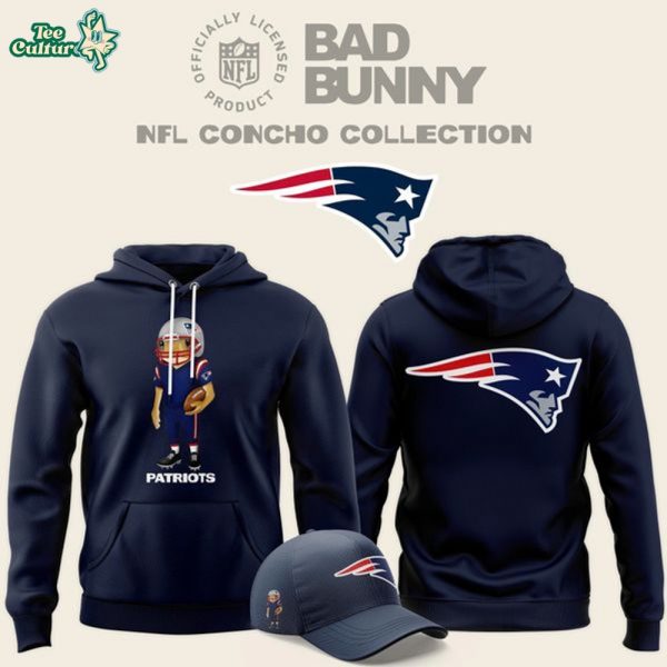 Bad Bunny x New England Patriots Concho Hoodie (Updated Version)