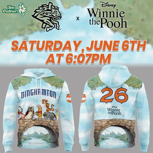 Binghamton Rumble Ponies x Winnie the Pooh 2026 Hoodie
