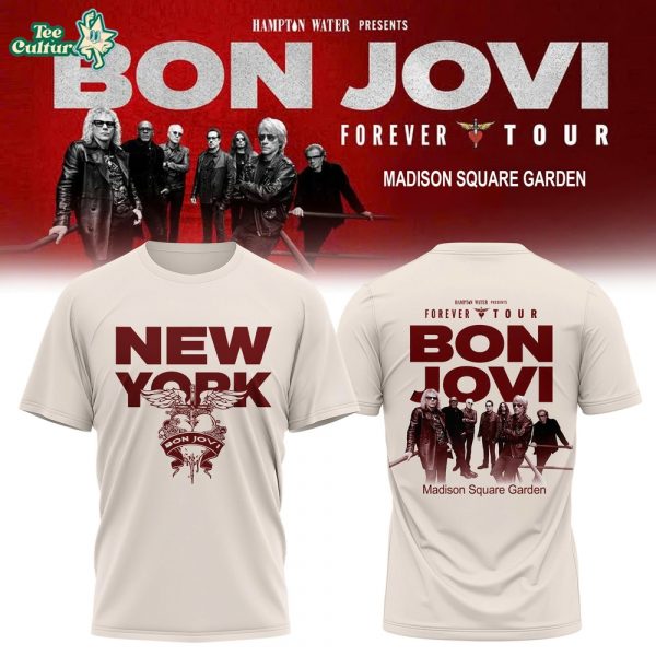 Bon Jovi x New York – Forever Tour 2026 Collection Tshirt