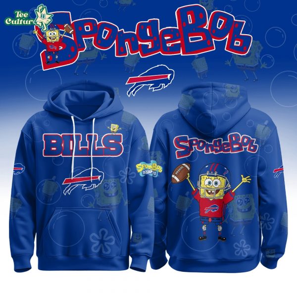 Buffalo Bills Football SpongeBob Hoodie Cutest Drop of the Year 2025 Limited Edition-3D Unisex Hoodie