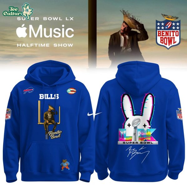 Buffalo Bills x Bad Bunny Super Bowl LX The Halftime Show Special Edition Hoodie