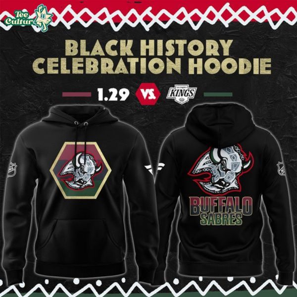 Buffalo Sabres 2025 Black History Month Celebration Hoodie
