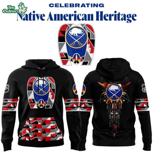 Buffalo Sabres 2025 Native American Heritage Hoodie - Black