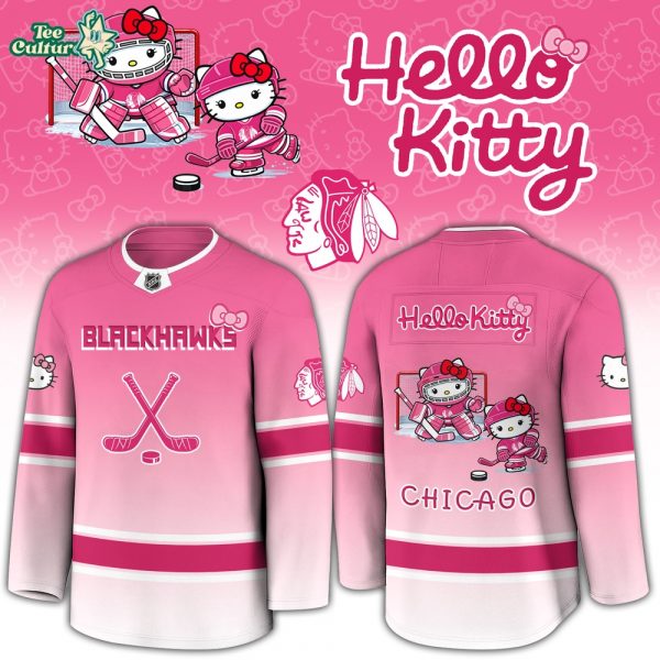 CHI Blackhawks Special Hello Kitty Limited Edition Jersey