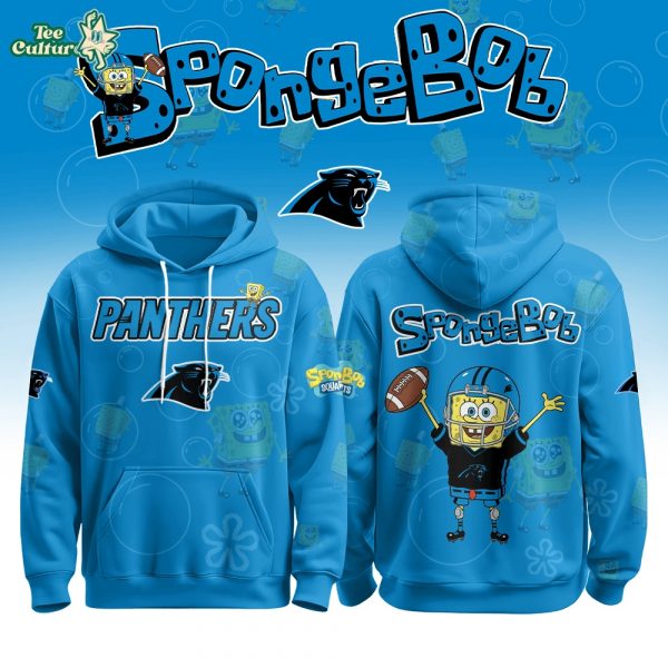 Carolina Panthers Football SpongeBob Hoodie Cutest Drop of the Year 2025 Limited Edition-3D Unisex Hoodie