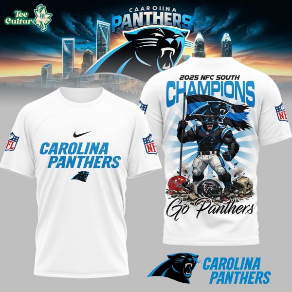 Carolina Panthers | Premium NFL NFC South Champions Super Bowl 3D Shirt TD