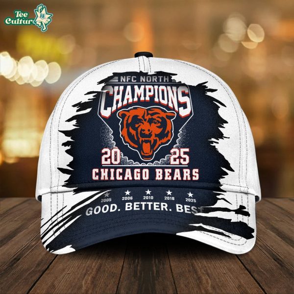 Chicago Bears | Premium NFL 2025 NFC North Champions Classic Cap TD