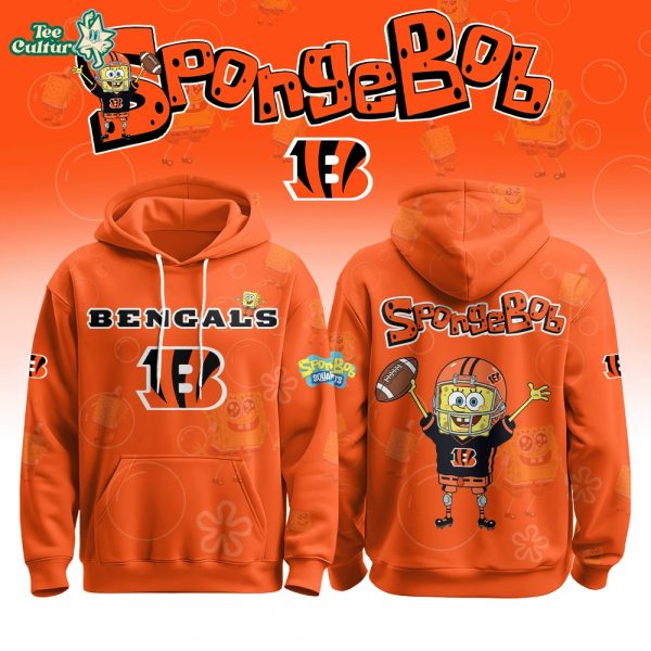 Cincinnati Bengals Football SpongeBob Hoodie Cutest Drop of the Year 2025 Limited Edition-3D Unisex Hoodie