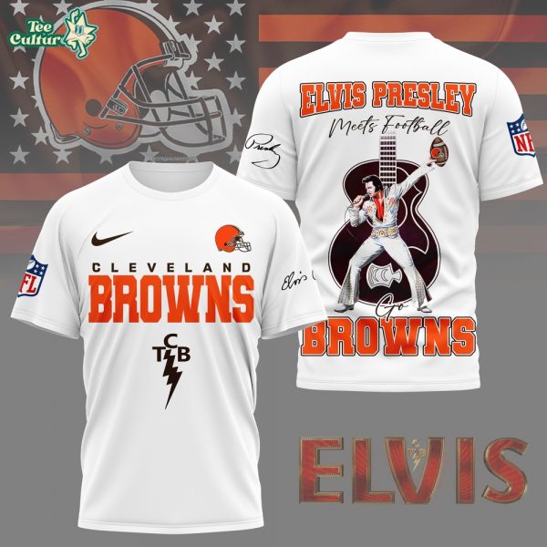 Cleveland Browns | Premium NFL Elvis Presley Fan 3D Shirt NY
