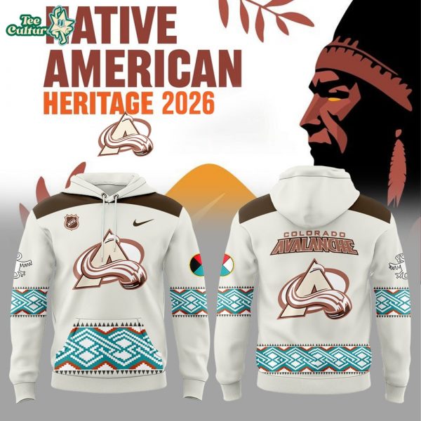 Colorado Avalanche Native American Heritage Night 2026 Combo Hoodie