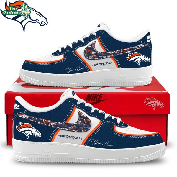 Denver Broncos Personalized AF1 Shoes