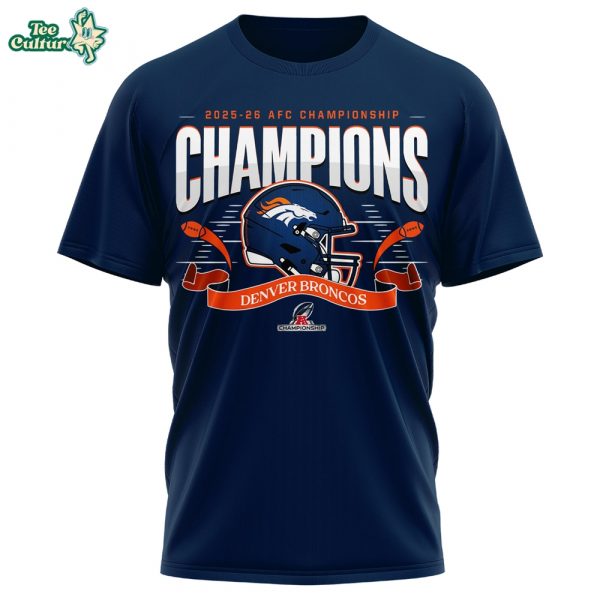 Denver Broncos AFC Championship Tshirt – Buy Online at Teesculture.com