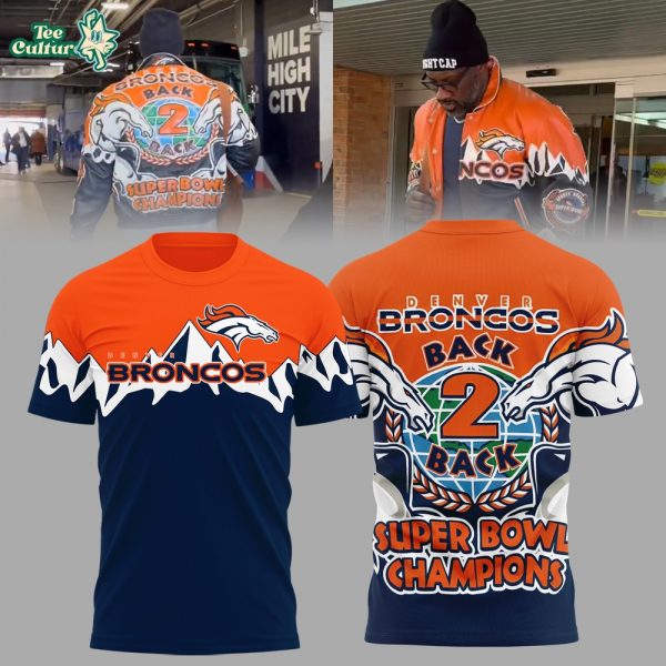 Denver Broncos “Back 2 Back” Super Bowl Champions Limited Edition Shirt
