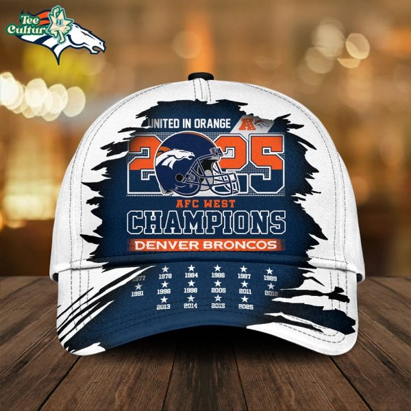 Denver Broncos | Premium NFL AFC West Champions Super Bowl Classic Cap TD