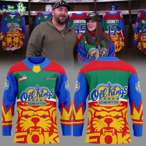 Edmonton Oil Kings Fan Designed 2026 Hockey Jersey
