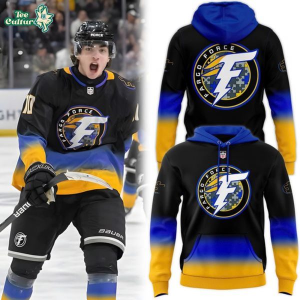 Fargo Force 2025 Autism Awareness Night Hoodie