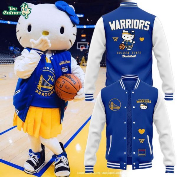 Golden State Warriors 2025 Hello Kitty Night Jacket
