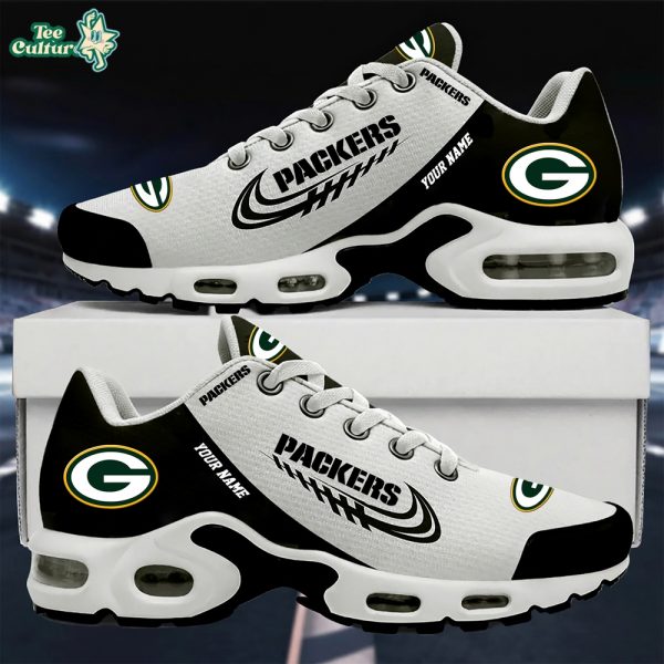 Green Bay Packers Elegant Design Custom Name Sport Shoes VS4 - Black