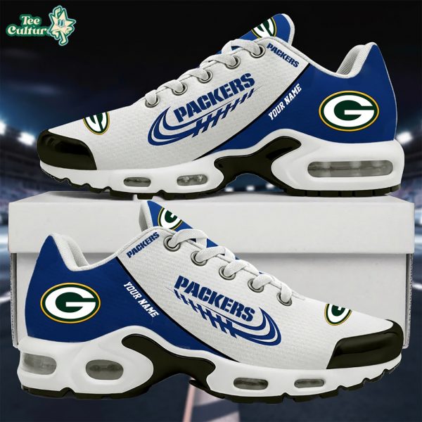 Green Bay Packers Elegant Design Custom Name Sport Shoes VS4 - Blue