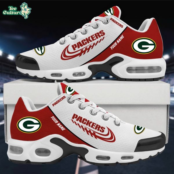 Green Bay Packers Elegant Design Custom Name Sport Shoes VS4 - Red