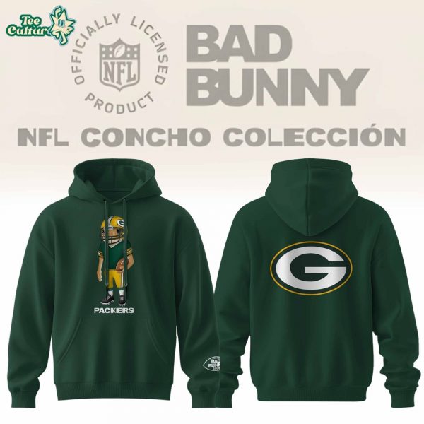 Green Bay Packers x Bad Bunny Hoodie – Official NFL Concho Collection