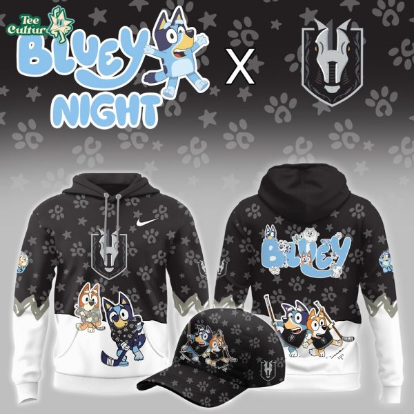 Henderson Silver Knights Bluey Night Game Limited Hoodie