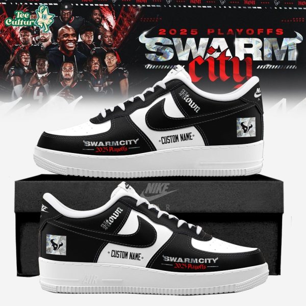 Houston Texans 2025 NFL Playoffs S.W.A.R.M. City Special Edition AF1 Sneaker