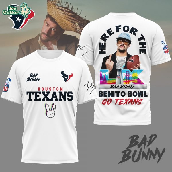 Houston Texans | Premium NFL Benito Bowl 3D Shirt NY