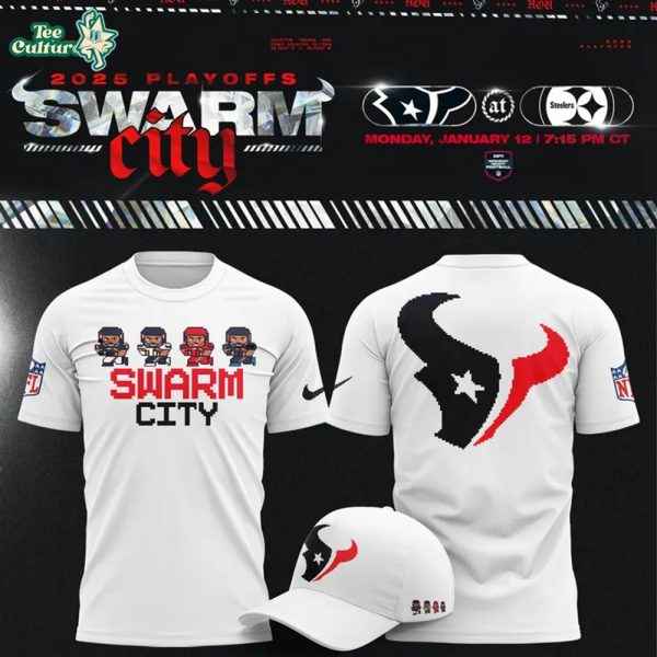 Houston Texans SWARM City Logo T-Shirt