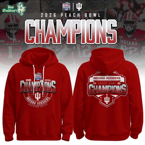 IH 2026 Football Peach Bowl Champions Hoodie Limited Edition V1