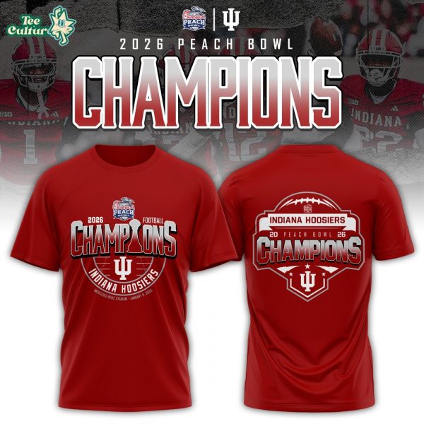 IH 2026 Football Peach Bowl Champions Tshirt Limited Edition V1