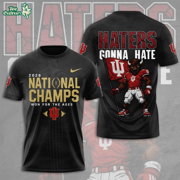 Indiana Hoosiers Football 2026 National Championship 3D Tshirt