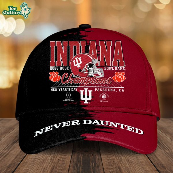 Indiana Hoosiers Football 2026 Rose Bowl Champions Classic Cap