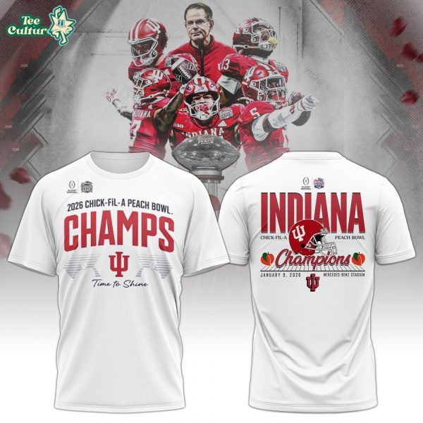 Indiana Hoosiers Special Peach Bowl Champions Limited Edition T.shirt