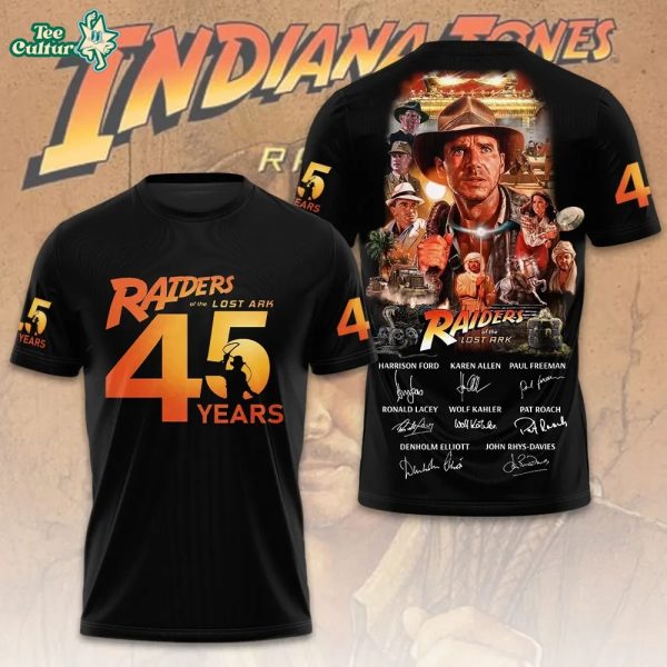 Indiana Jones Raiders Of The Lost Ark 45 Years Anniversary Shirt