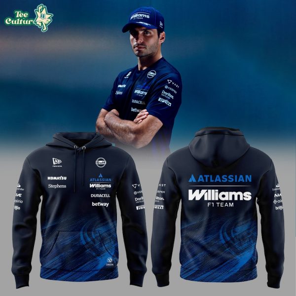 Introducing The brand New Atlassian Williams F1 Team x New Era Collection 2026 Combo V2 Hoodie