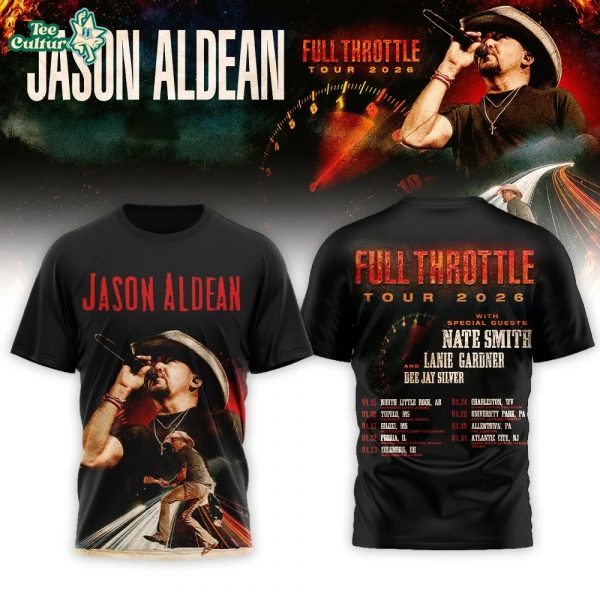 Jason Aldean Full Throttle Tour 2026 Shirt