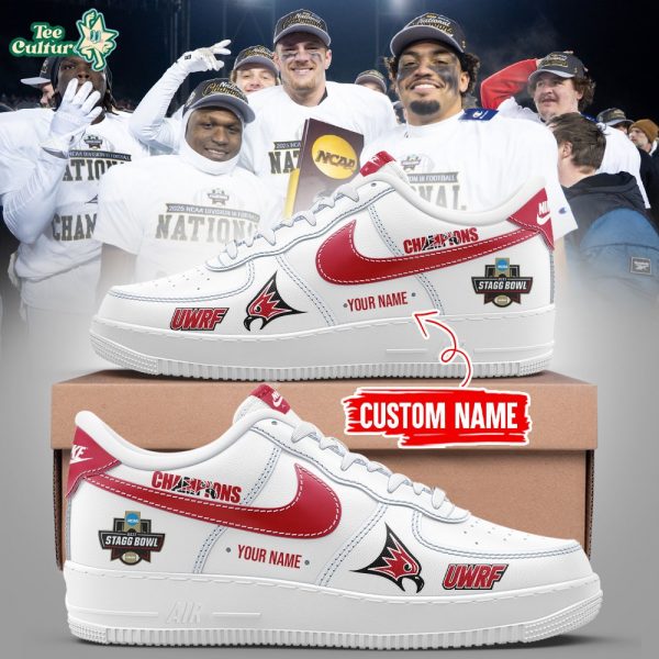 Limited Edition Falcon Football 2025 NCAA Division III National Champions Custom Name Shoes