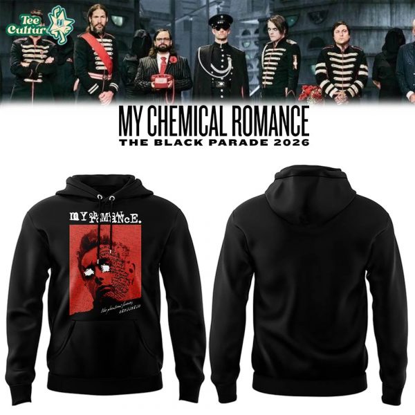 Limited Edition MCR The Black Parade 2026 Tour Hoodie V10