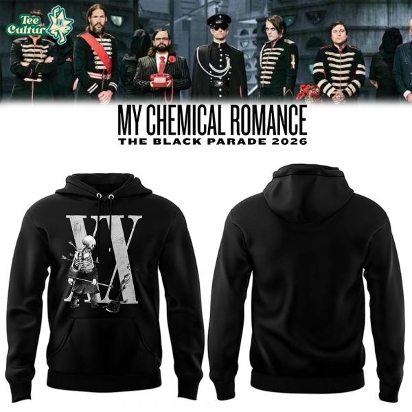 Limited Edition MCR The Black Parade 2026 Tour Hoodie V9