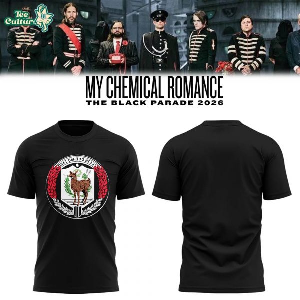 Limited Edition MCR The Black Parade 2026 Tour Tshirt
