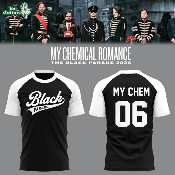 Limited Edition MCR The Black Parade 2026 Tour Tshirt V4