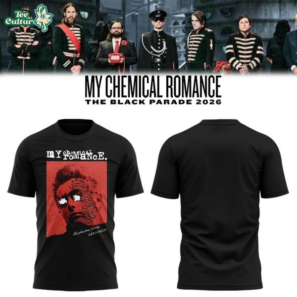 Limited Edition MCR The Black Parade 2026 Tour Tshirt V6