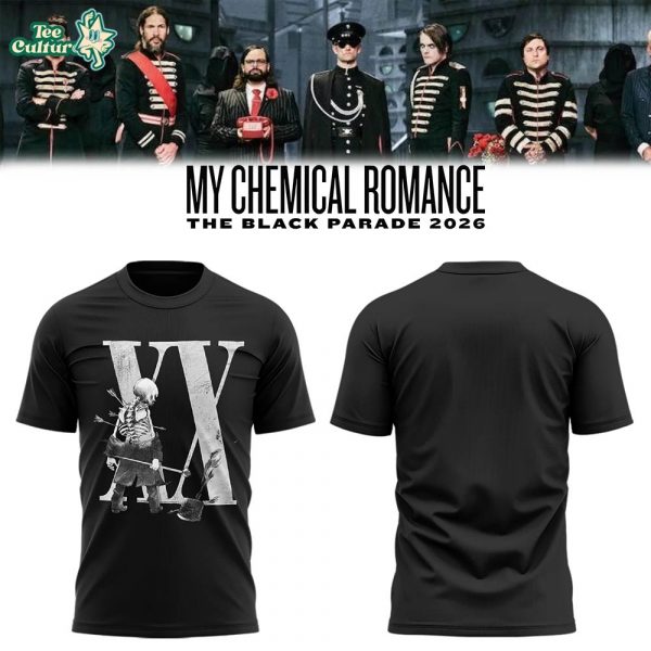 Limited Edition MCR The Black Parade 2026 Tour Tshirt V9