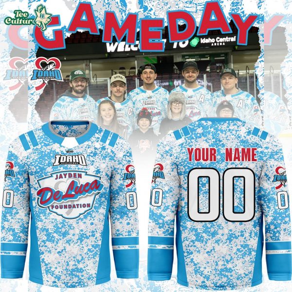 Limited Edition Steelheads x Jayden DeLuca Custom Name + Number Jersey