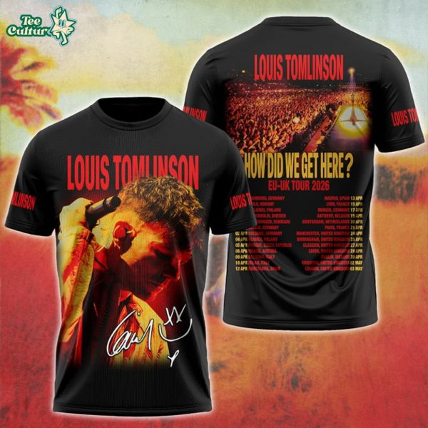 Limitted Edition Louis Tomlinson 3D T-Shirt