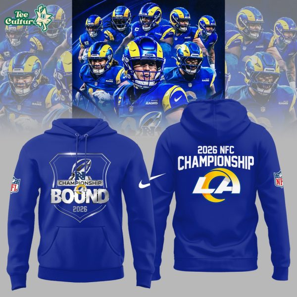 Los Angeles Rams 2026 Championship BOUND Limited Edition Hoodie - Blue